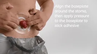 SenSura Mio Flat 2-piece Click Open bag