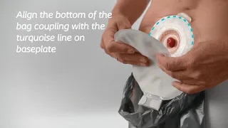 SenSura Mio Convex 2-piece Flex Open bag