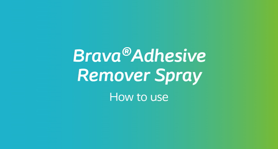 How to use Brava® Adhesive Remover Spray