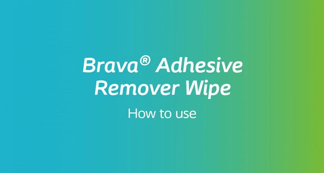 How to use Brava® Adhesive Remover Wipe