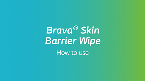 How to use Brava® Skin Barrier Wipe